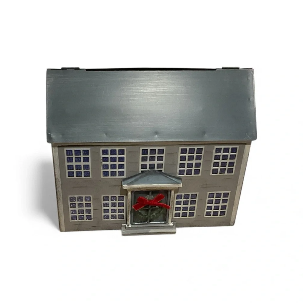 Christmas Metal House Card Vintage Box - John Derian for Target